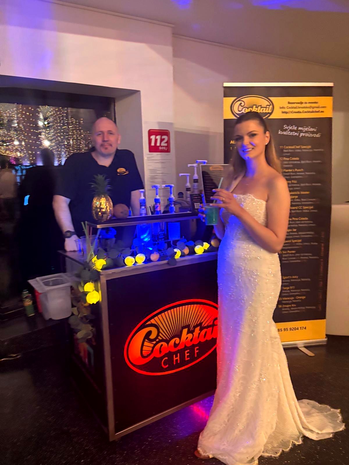 CocktailChef-Bar bei einer Hochzeit
